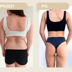 Przed i po: spektakularne turbo spalanie efekty po 4 tygodniach. Widoczna metamorfoza sylwetki, redukcja tkanki tłuszczowej.
