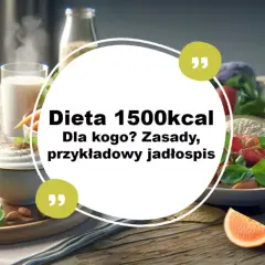 Czy 1500 kcal to dużo? Na stole zdrowe jedzenie: owsianka, jogurt, owoce, warzywa. Dowiadujemy się o zasadach i przykładowym jadłospisie.