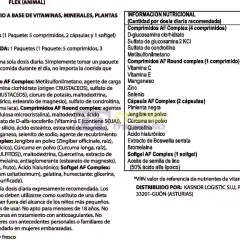Suplement Animal Flex wycofany z powodu braku danych o bezpieczeństwie dla dzieci i kobiet w ciąży.