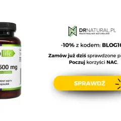 Suplement NAC 500 mg od Supplife. Zamów już dziś i poczuj korzyści NAC. -10% z kodem BLOG10.