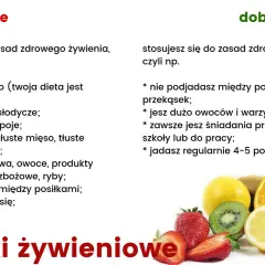 Co jeść codziennie aby być zdrowym? Unikaj monotonii, słodyczy i fast foodów. Jedz dużo owoców, warzyw i regularnie 4-5 posiłków.
