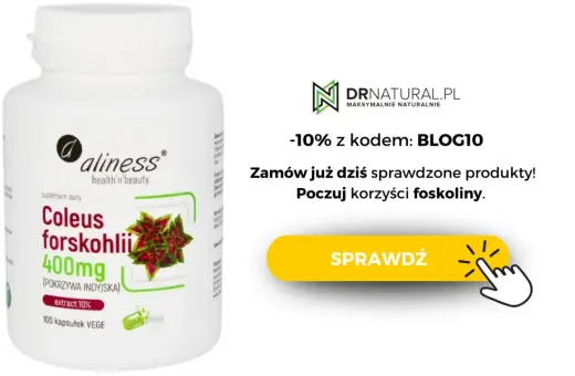 Suplement diety z pokrzywy indyjskiej. Poczuj korzyści foskoliny, niezależnie czy stosujesz forskolinę rano czy wieczorem. Zamów już dziś!