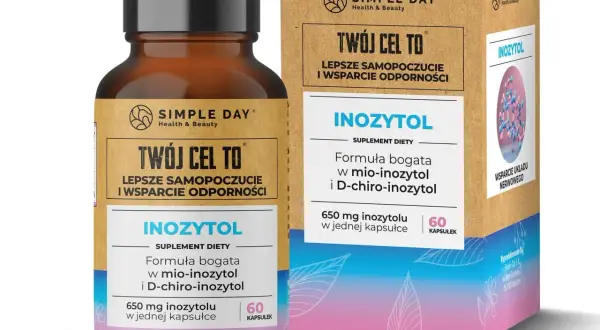 Suplement diety Simple Day z inozytolem, wspierający lepsze samopoczucie i odporność. Może być pomocny w procesie odchudzania.