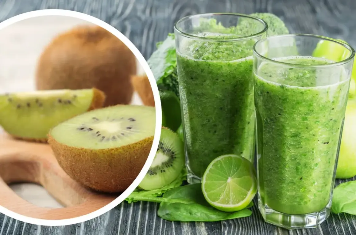 Zielony koktajl z kiwi, szpinaku i limonki. Czy cukrzyk może jeść kiwi? Tak, w umiarkowanych ilościach, jako część zbilansowanej diety.