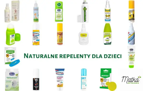 Naturalne repelenty co to? Kolekcja produktów chroniących przed komarami i kleszczami dla dzieci.