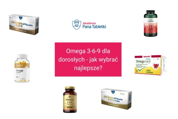 Różne suplementy diety z omega 3 na co dzień. Wybierz najlepsze omega 3-6-9 dla dorosłych.