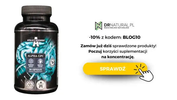Suplement diety Alpha GPC od Apollo's Hegemony – Twój brain booster dla lepszej koncentracji i pamięci. Sprawdź!