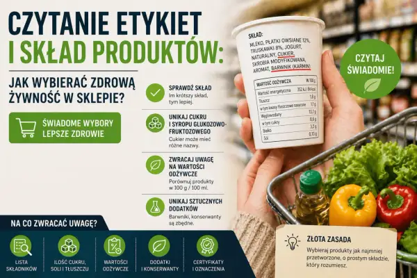 Unikaj skrobi modyfikowanej, która może być źródłem dekstryny. Zwracaj uwagę na skład produktów, by wybierać zdrowsze opcje.