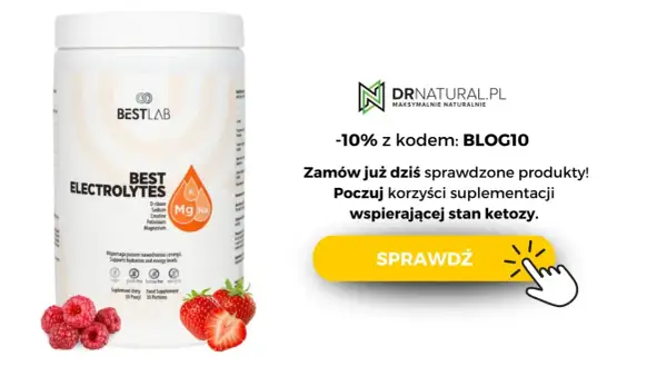 Suplement Best Electrolytes wspiera ketozę, pomagając wybrać, czego nie jeść na keto. Z kodem BLOG10 -10%.